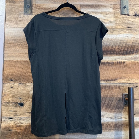 EUC - Lucy - Cap Sleeve Workout Tank - Vintage Black - Large - Picture 3 of 6